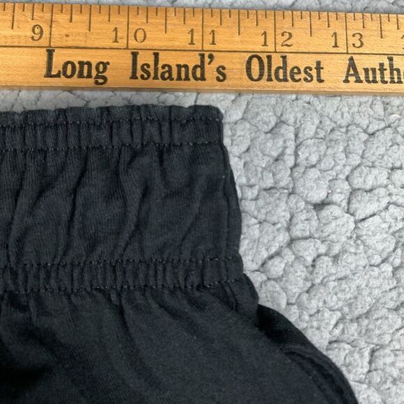 Champion Sweatpants Men's S Open Leg Drawstring Embroidered Logo Pocket Black - Picture 7 of 11